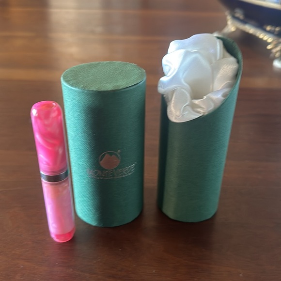 Monteverde Lipstick Ballpoint Pen Acrylic “Tickled Pink” 35040 - Picture 3 of 6